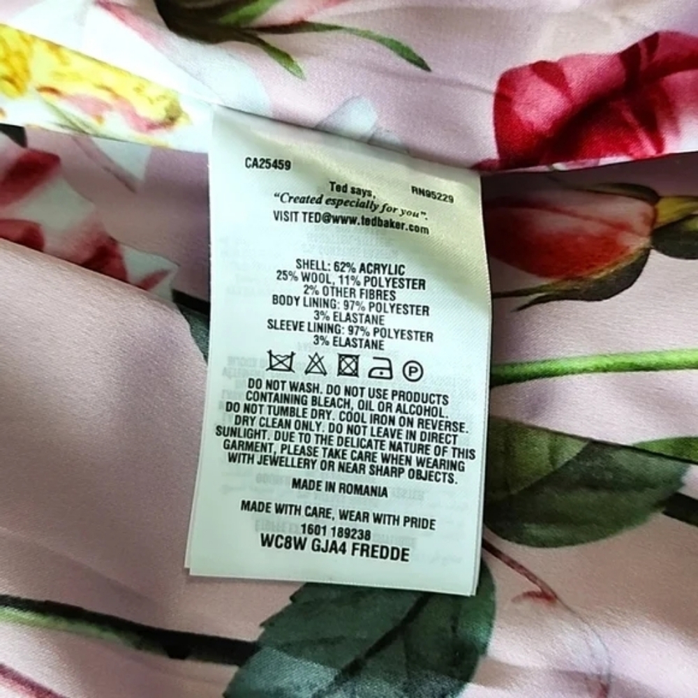 Ted Baker Check Coat - Picture 12 of 16
